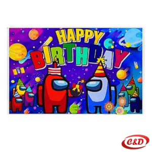 Party baner; Among Us