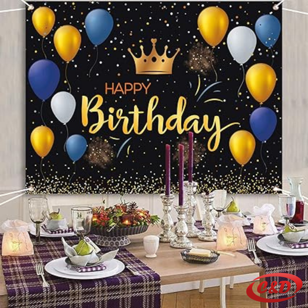 Party baner; Happy Birthday - Slika 3