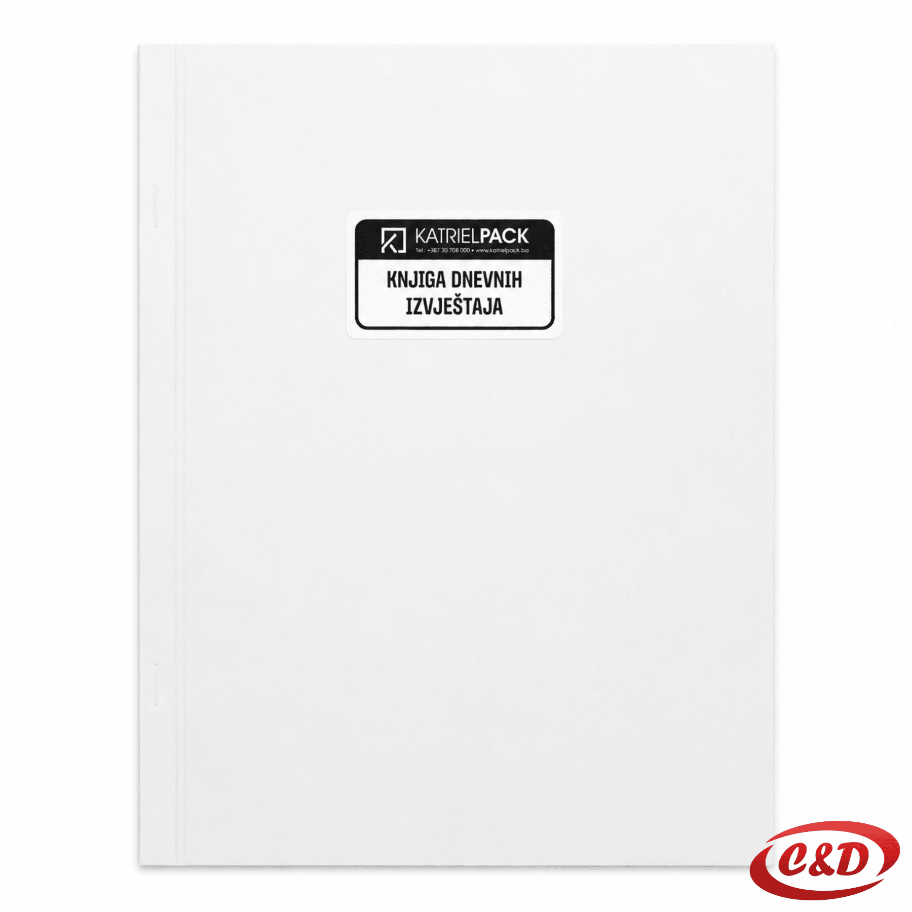 Knjiga dnevnih izvještaja KDI formata A4 dimenzija 29,7 × 21 cm