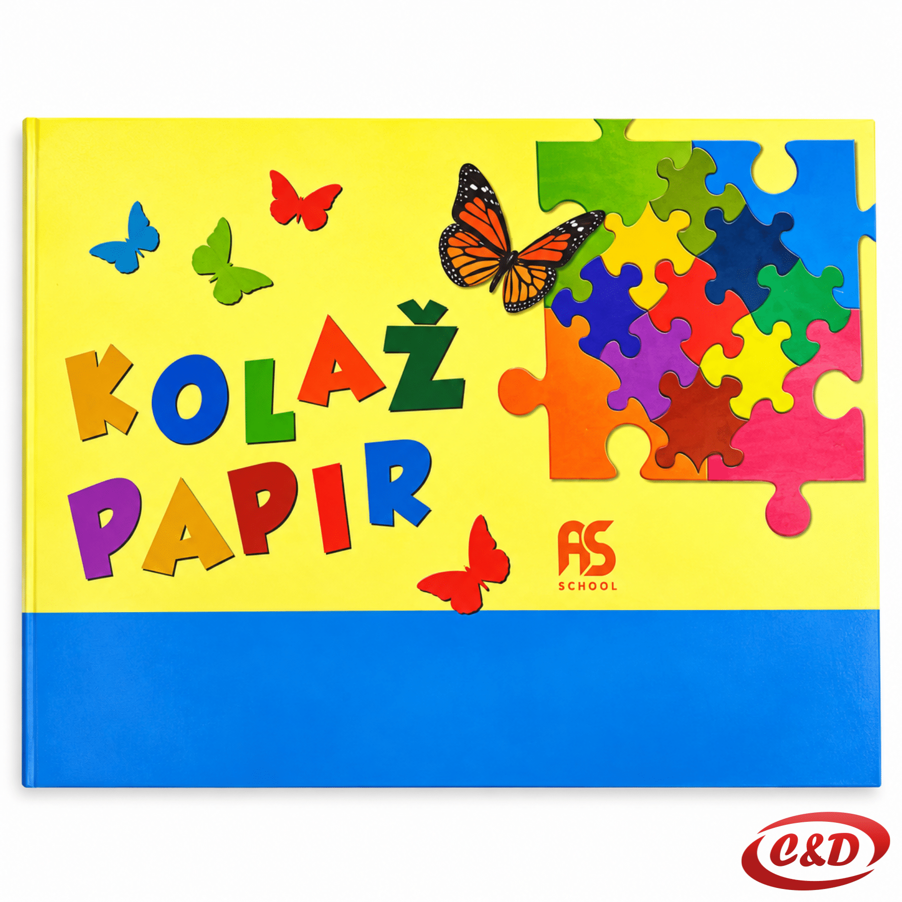 Kolaž papir; Samoljepljivi; A4; 12/1