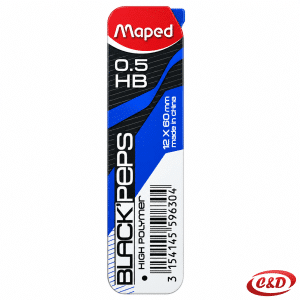 Maped HB mine 0,5 mm za tehničku olovku, pakiranje od 12 komada