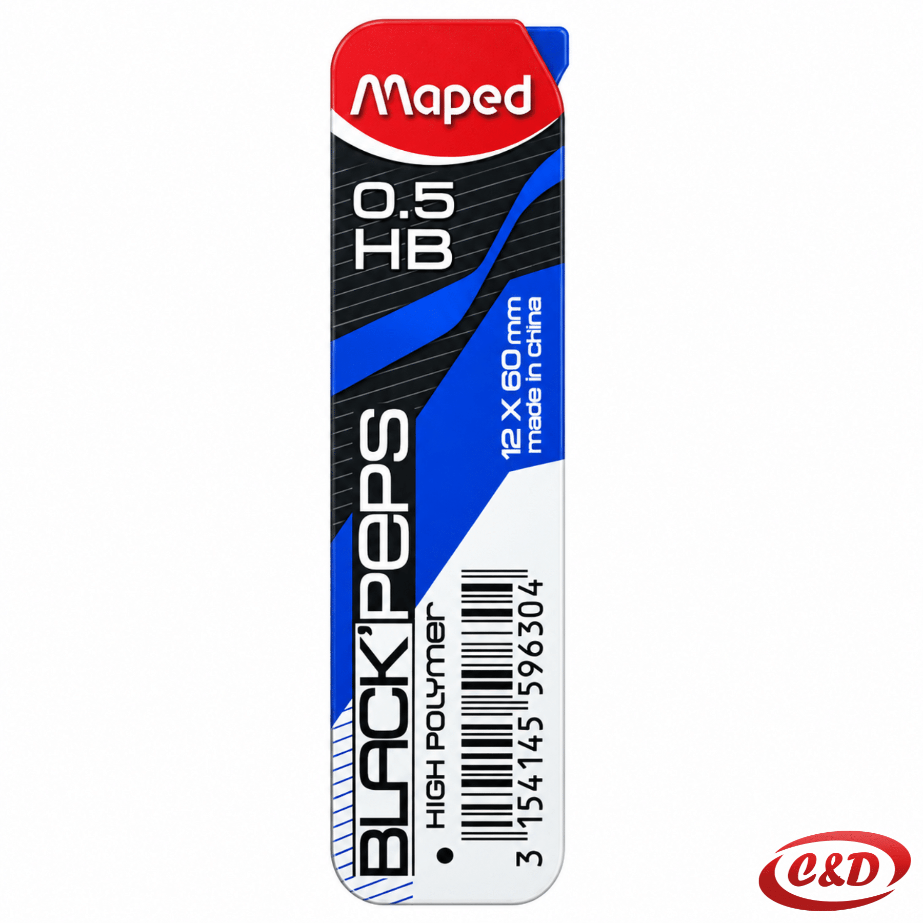 Maped HB mine 0,5 mm za tehničku olovku, pakiranje od 12 komada