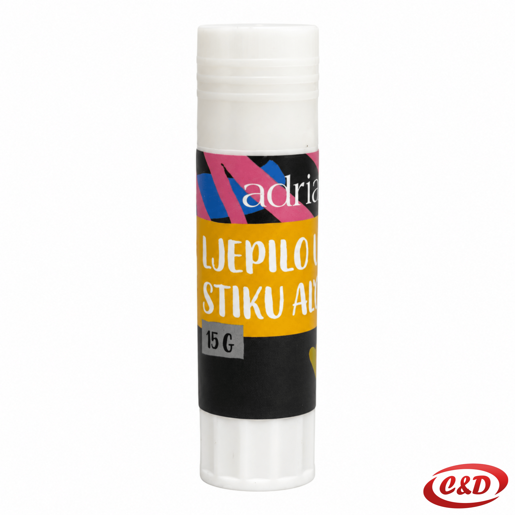 Adria ljepilo u stiku 15 g u crno-žutom pakiranju