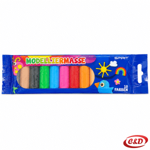 Spirit plastelin 200 g u pakiranju od 10 komada i 10 boja