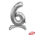 Balon broj sa stalkom 6