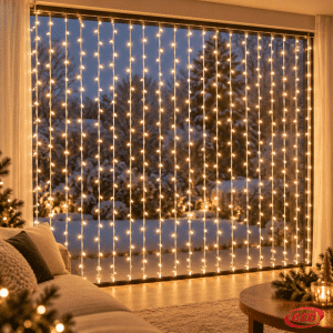 LED lampice ledenice 3x3 m sa 240 LED lampica u toploj bijeloj boji