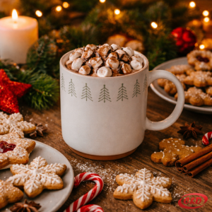 Keramička šolja FREKI zelena bijela 390 ml