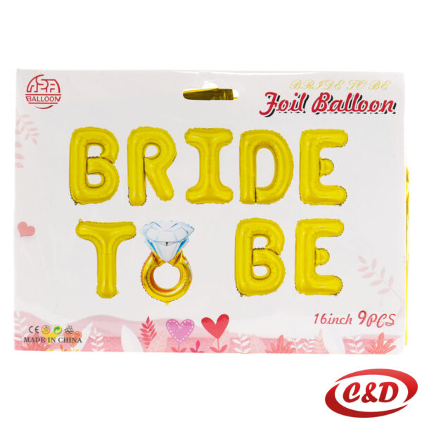Balon set Bride to Be