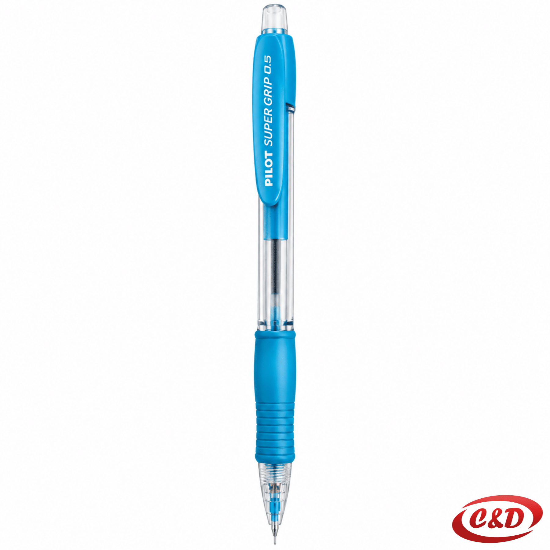 Pilot Super Grip H-185-SL-SL tehnička olovka 0,5 mm u plavoj boji sa skrivenom gumicom