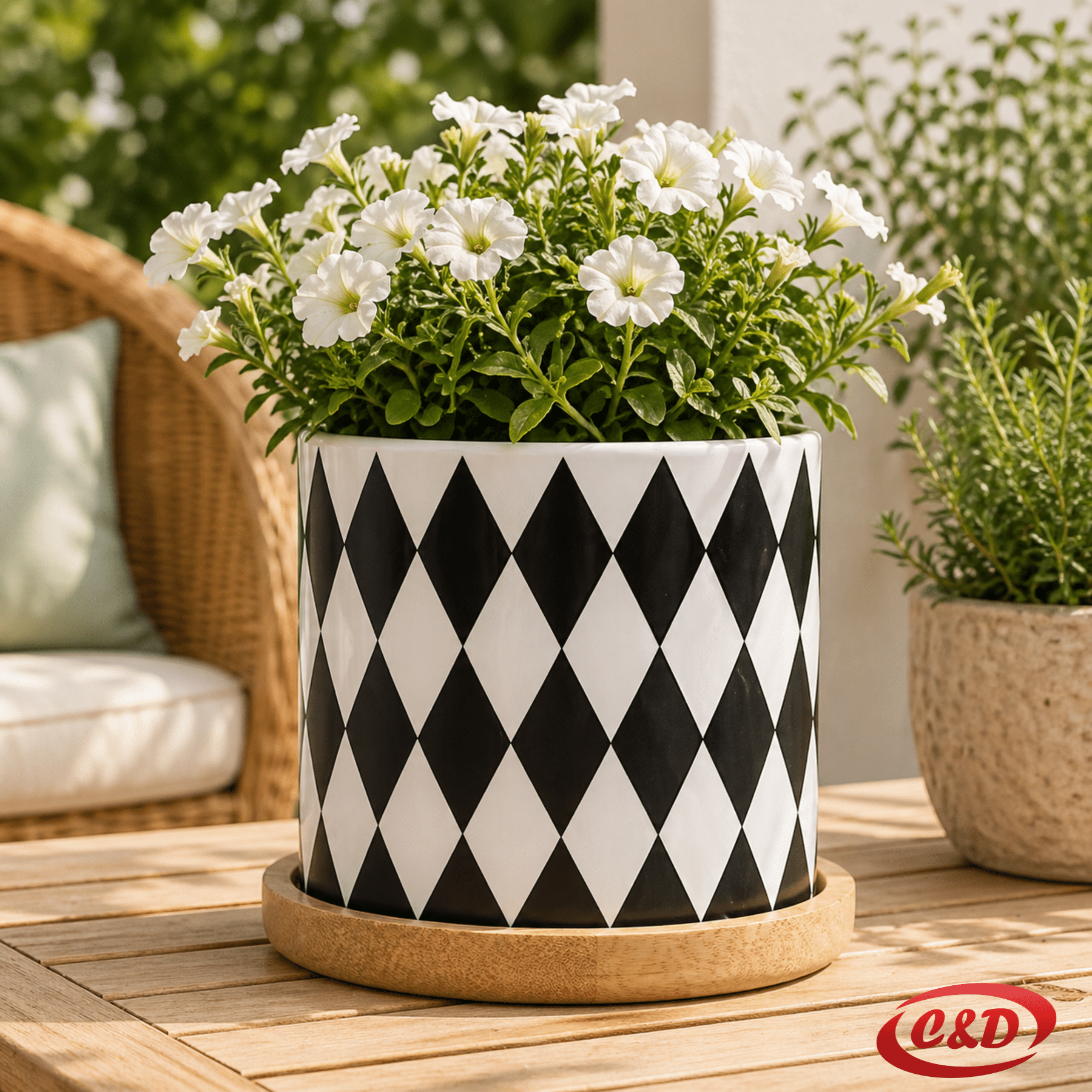 Mala keramička vaza 7 x 8 cm u više boja