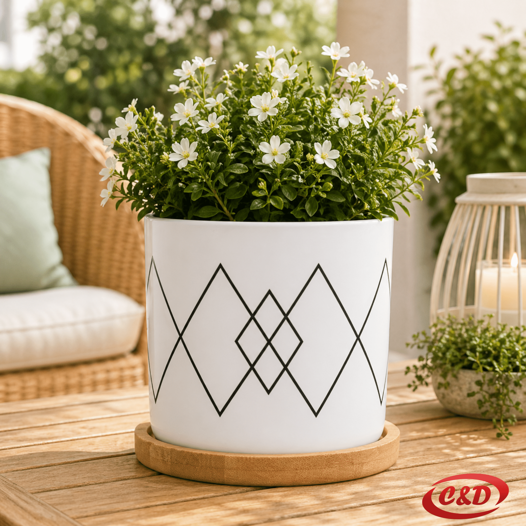 Mala keramička vaza 7 x 8 cm u više boja