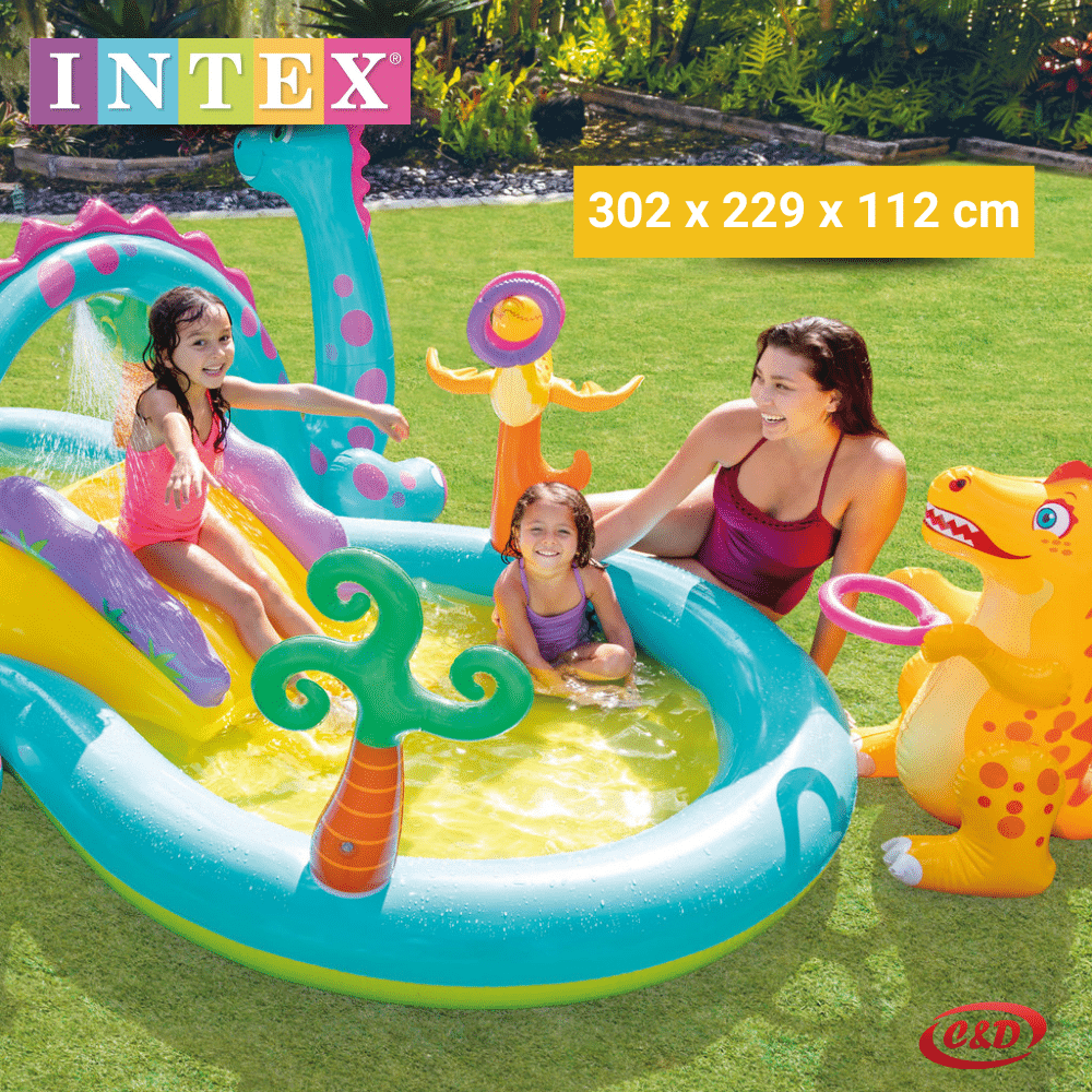 INTEX Dinoland vodeni centar s toboganom