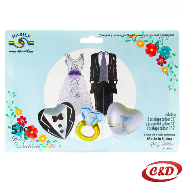 Balon Mrs and Mrs