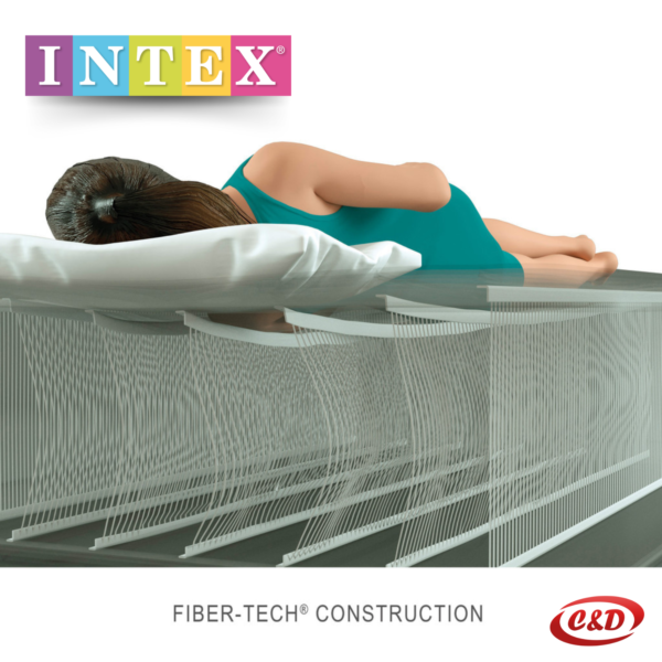INTEX zračni madrac; Dura-Beam Standard Prestige s ugrađenom USB električnom pumpom - Slika 11