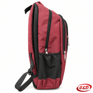 Crveni Sport Fashion školski ruksak s anatomskim leđima, 23 L zapremnine i dimenzijama 46 × 28 × 15 cm