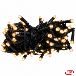 LED lampice mravi s svjetlom na zelenom kabelu