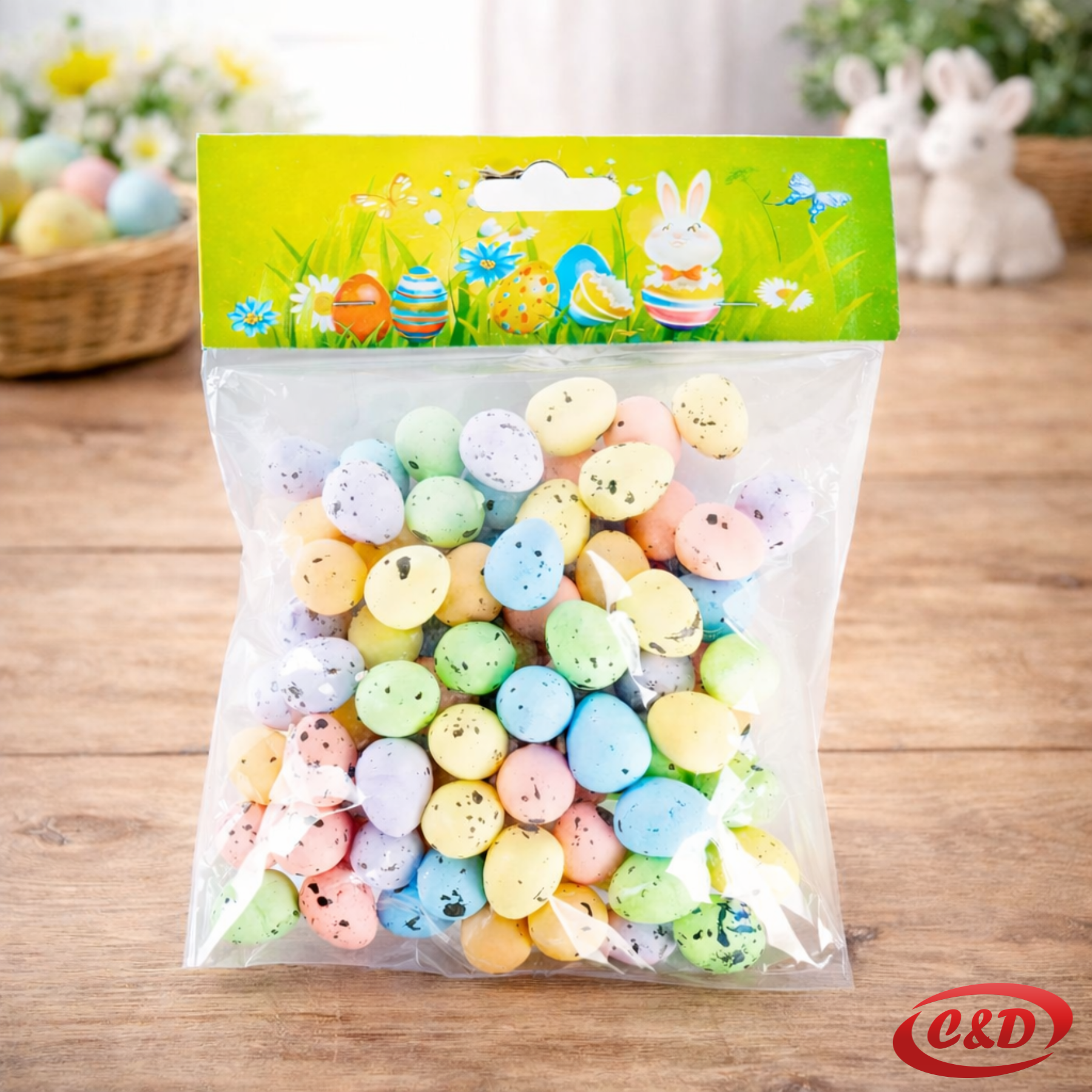 mala uskršnja jaja plastična set šarene kombinacije dekorativna