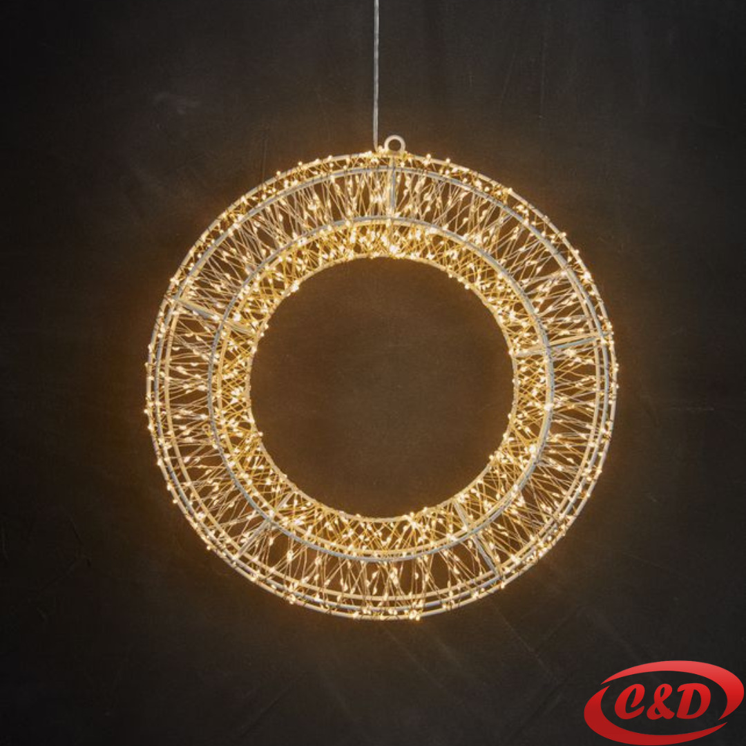 Vijenac za vrata; 36 cm; sa tajmerom - Slika 2