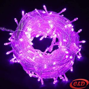 LED lampice Mravi ljubičaste boje dužine 10 metara sa 100 LED lampica