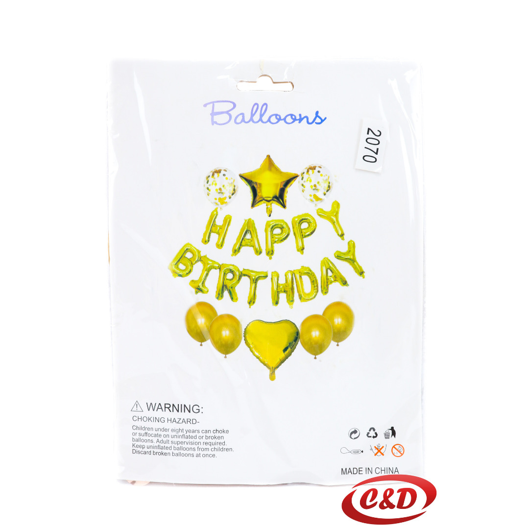 Balon set; Happy Birthday
