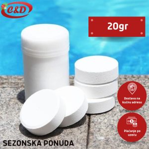 BelChlor hlor tablete; 1 komad; 20 g; Belif