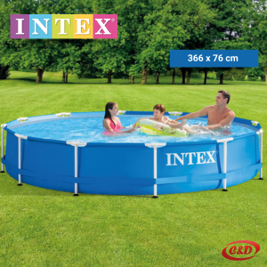 INTEX Bazen; Metalna konstrukcija; 366 x 76 cm