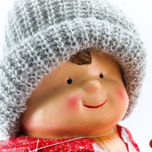 Novogodišnja keramička figura