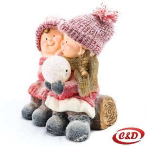 Novogodišnja keramička figura
