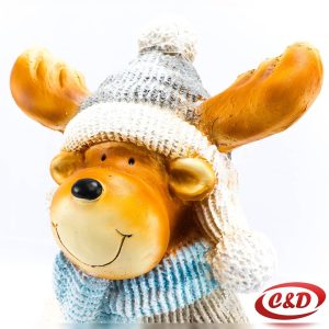 Novogodišnja keramička figura