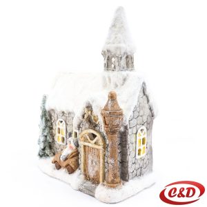 Novogodišnja keramička figura