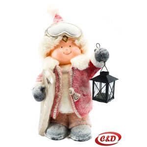 Novogodišnja keramička figura