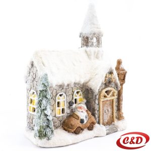 Novogodišnja keramička figura