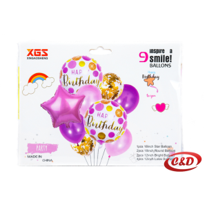 Balon set; Happy Birthday