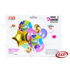 Balon set; Happy Birthday