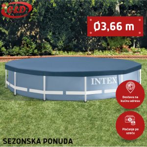 INTEX Prekrivač za bazen; Ø366 cm