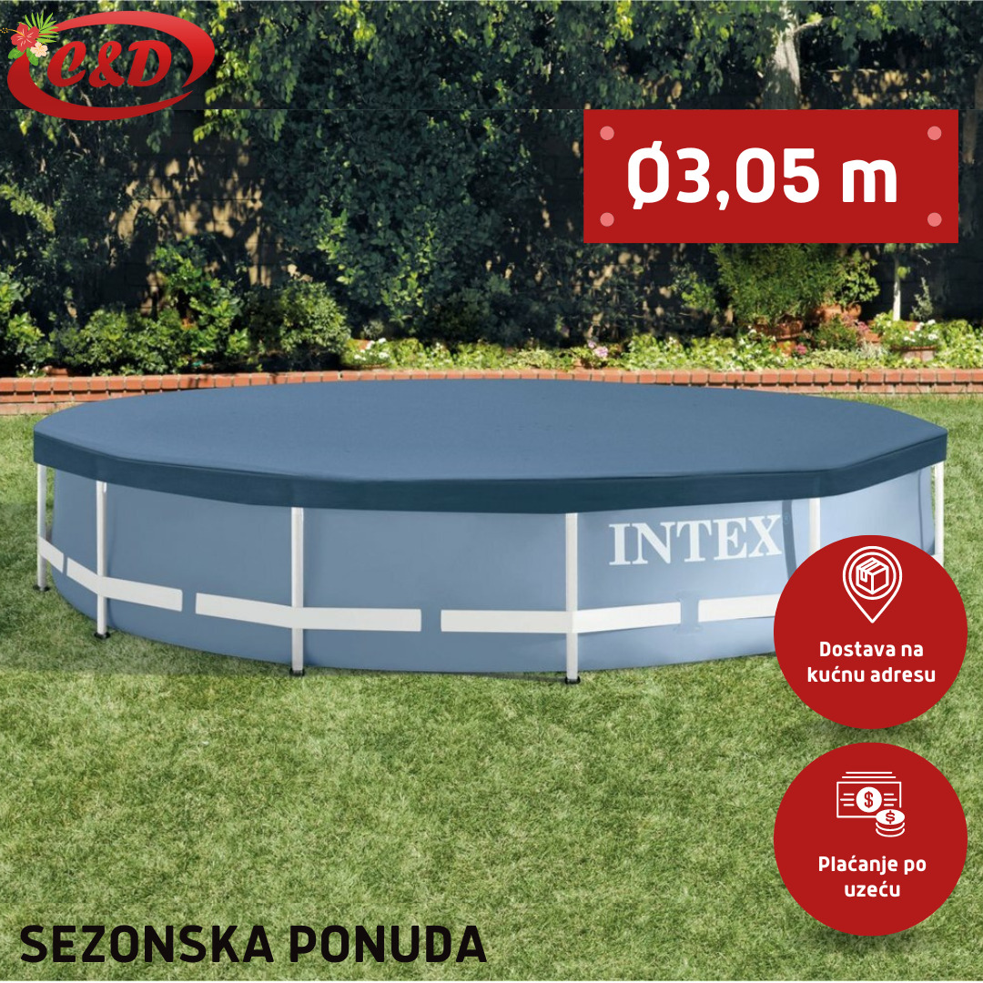 INTEX Prekrivač za bazen; Ø305 cm