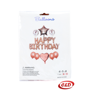 Balon set; Happy Birthday