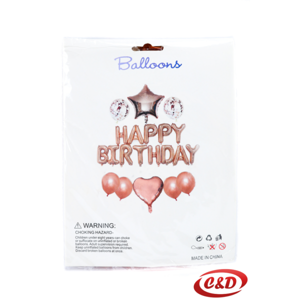 Balon set; Happy Birthday