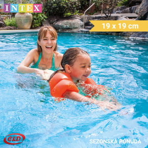 INTEX Mišići; 19 x 19 cm