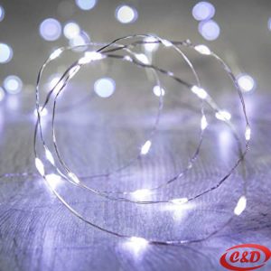 Lampice; LED; Mravi; Na siliku; 10 m; Bijela