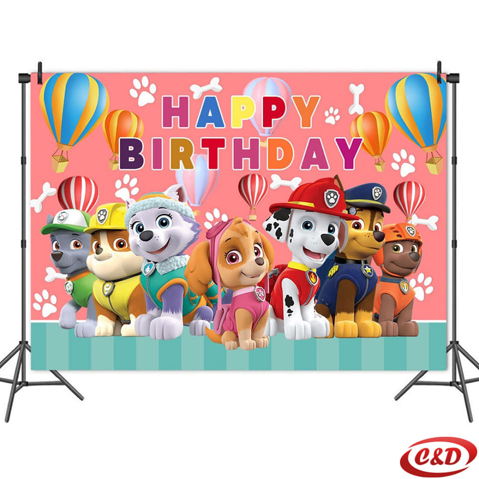 Party baner; Paw Patrol