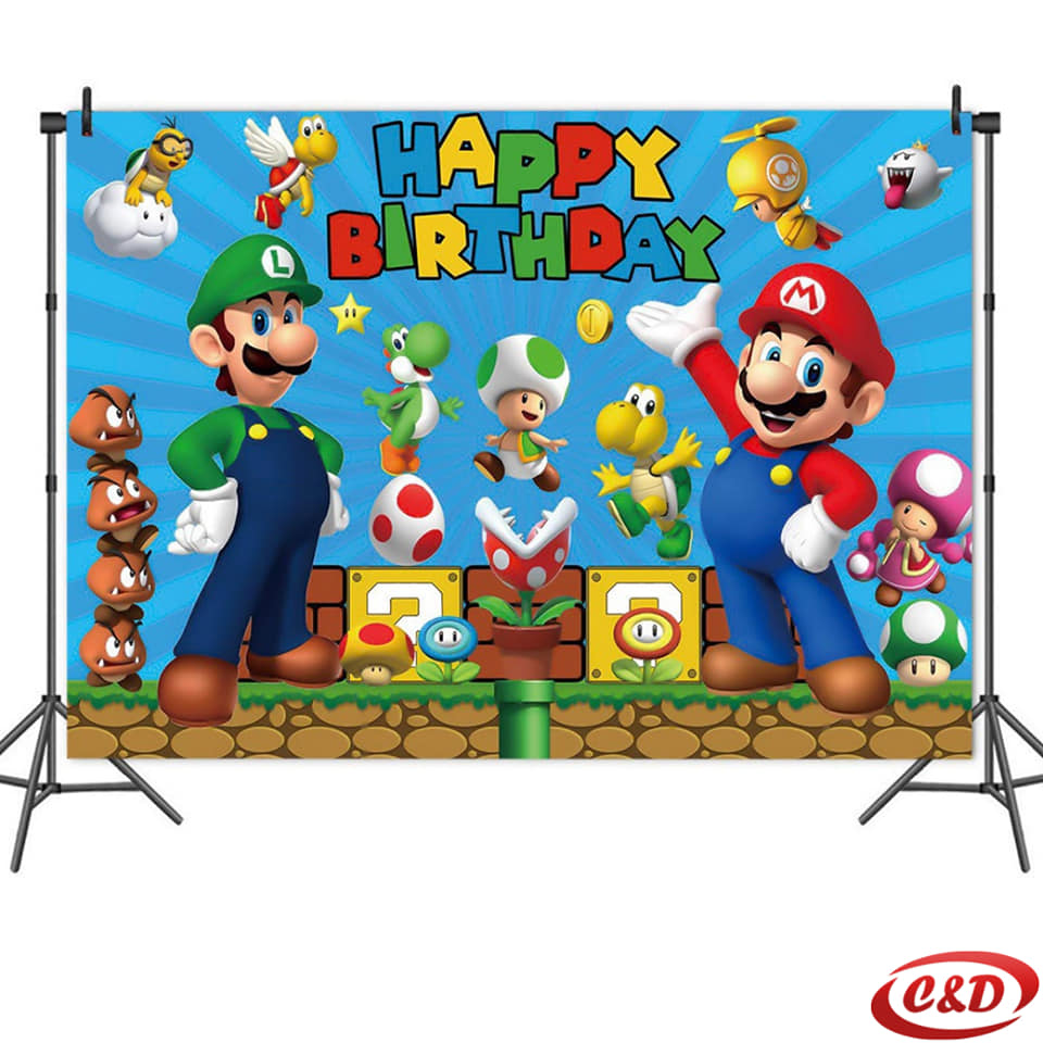 Party baner; Super Mario