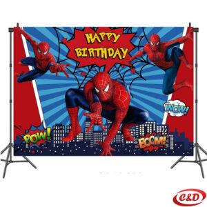 Party baner; Spiderman