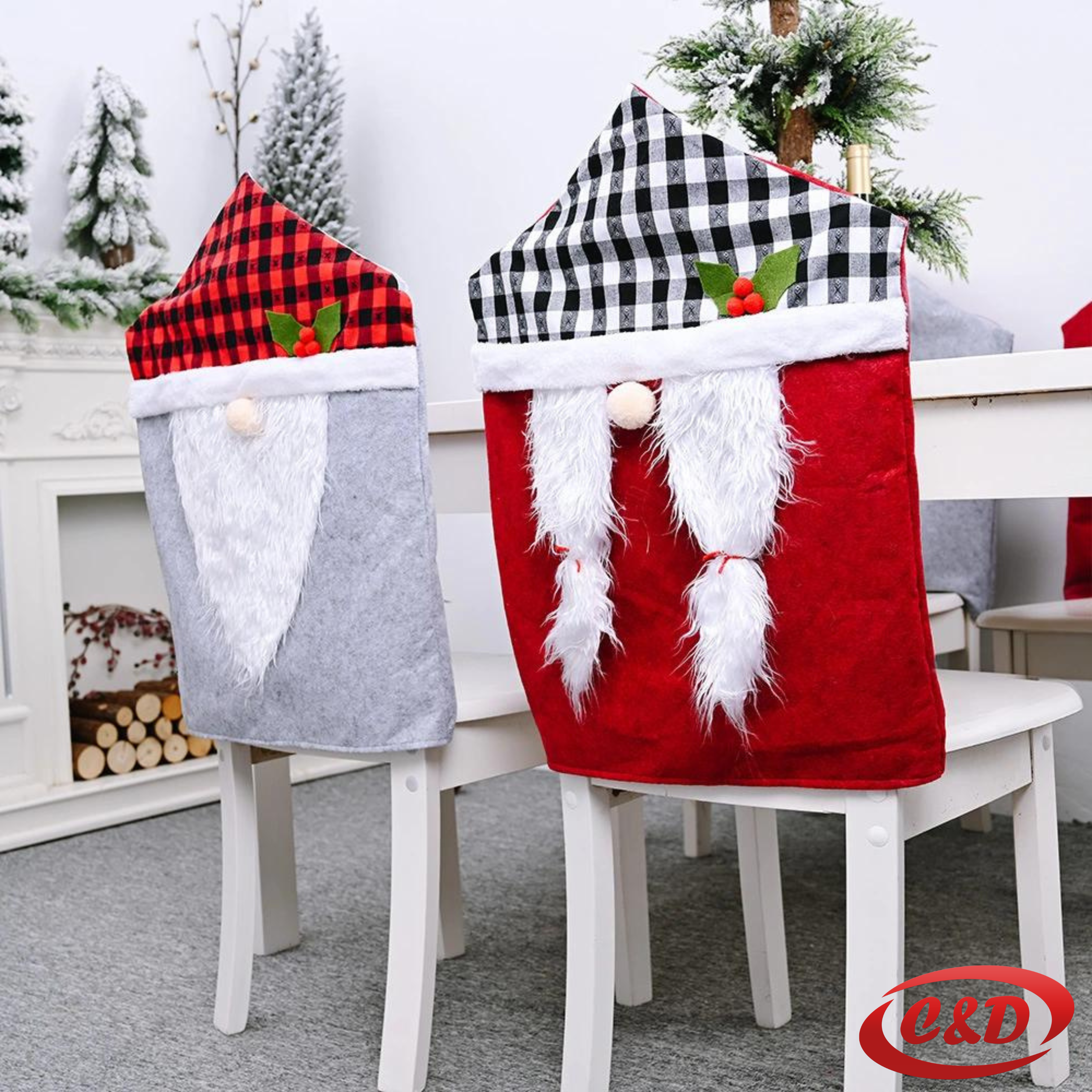 Novogodišnja navlaka za stolicu - Slika 2