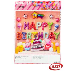 Balon set; Pepa Pig