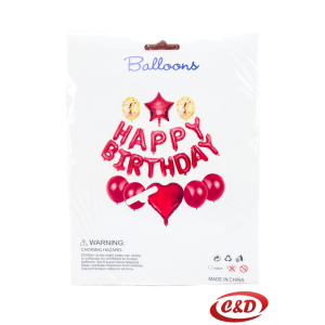Balon set; Happy Birthday