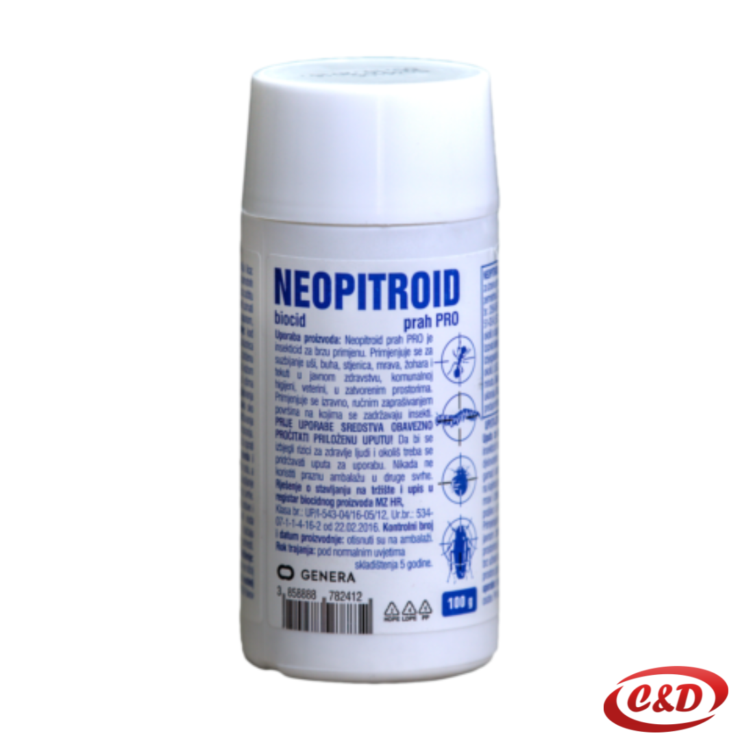 Neopitroid PRO insekticidni prah 100 g