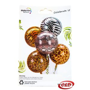 Balon set; Animal print