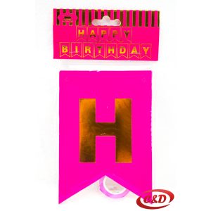 Natpis; Happy Birthday