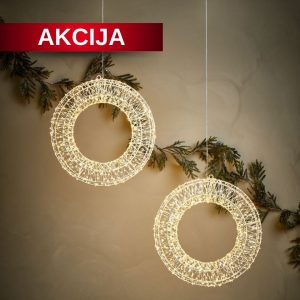 Vijenac za vrata; 36 cm; sa tajmerom